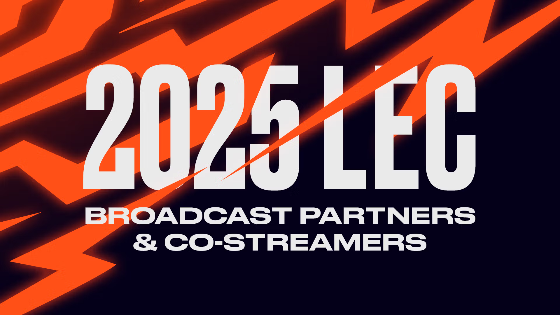 LEC 2025 Winter Split CoStreamer bekanntgegeben