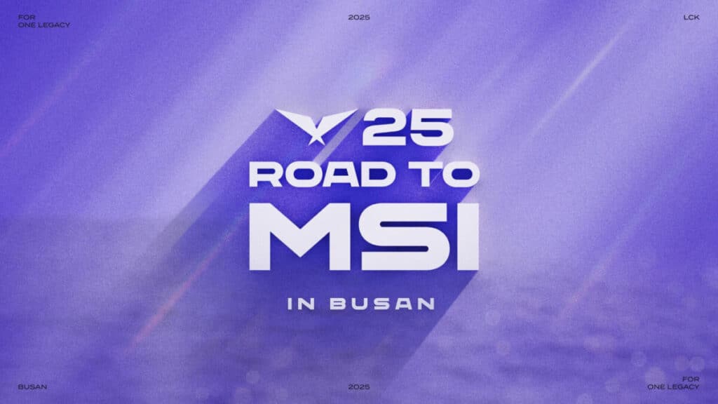 LCK Road to MSI 2025: Das meistgeschaute LoL-Event dieses Jahr