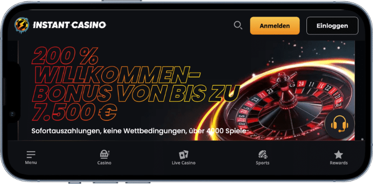 instant casino ohne oasis