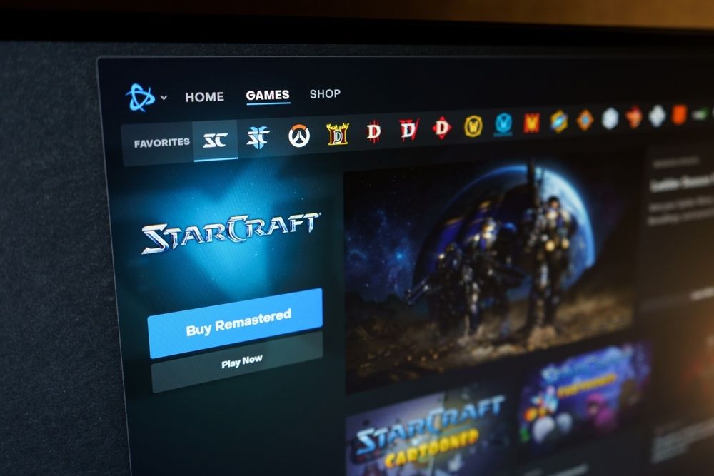StarCraft im Blizzard Launcher