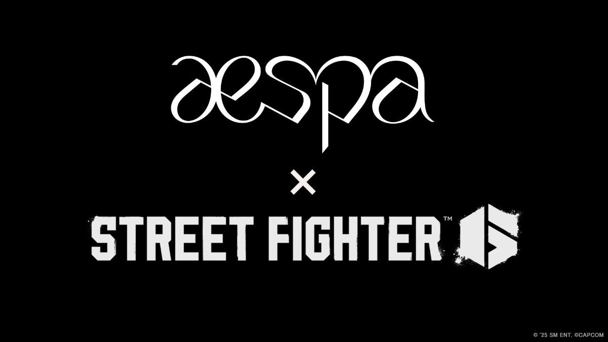 Offizielles Promobild von aespa / SM Entertainment und Capcom