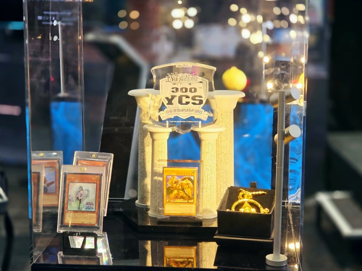 Die Trophäe der Yu-Gi-Oh! Championship Series Dortmund