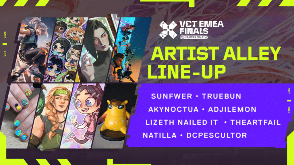VCT EMEA Barcelona Fan Fest Artist Alley
