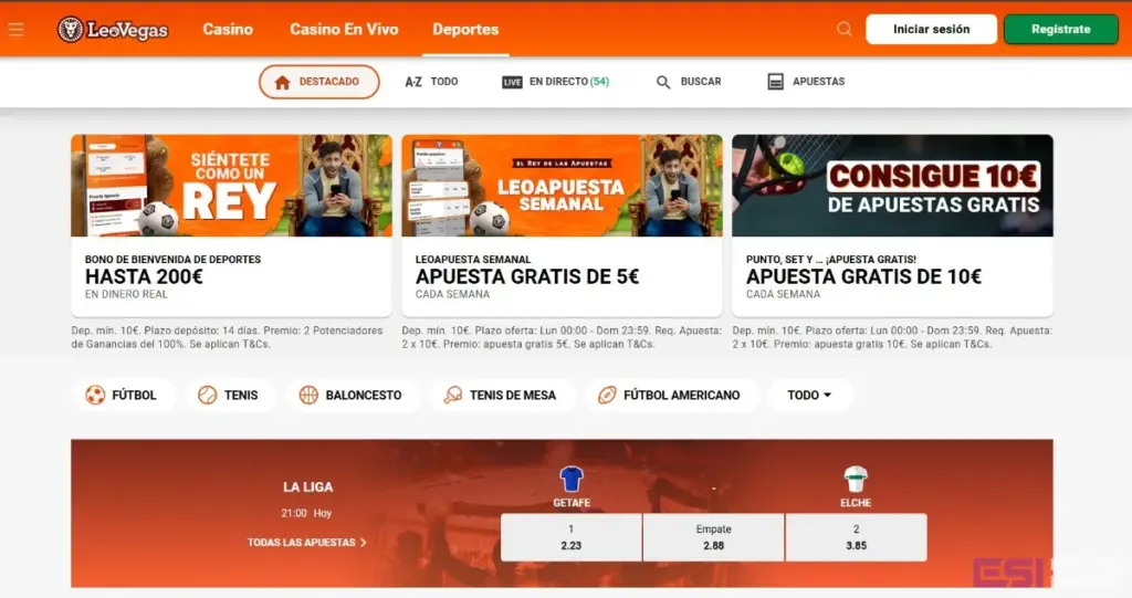 leovegas apuestas