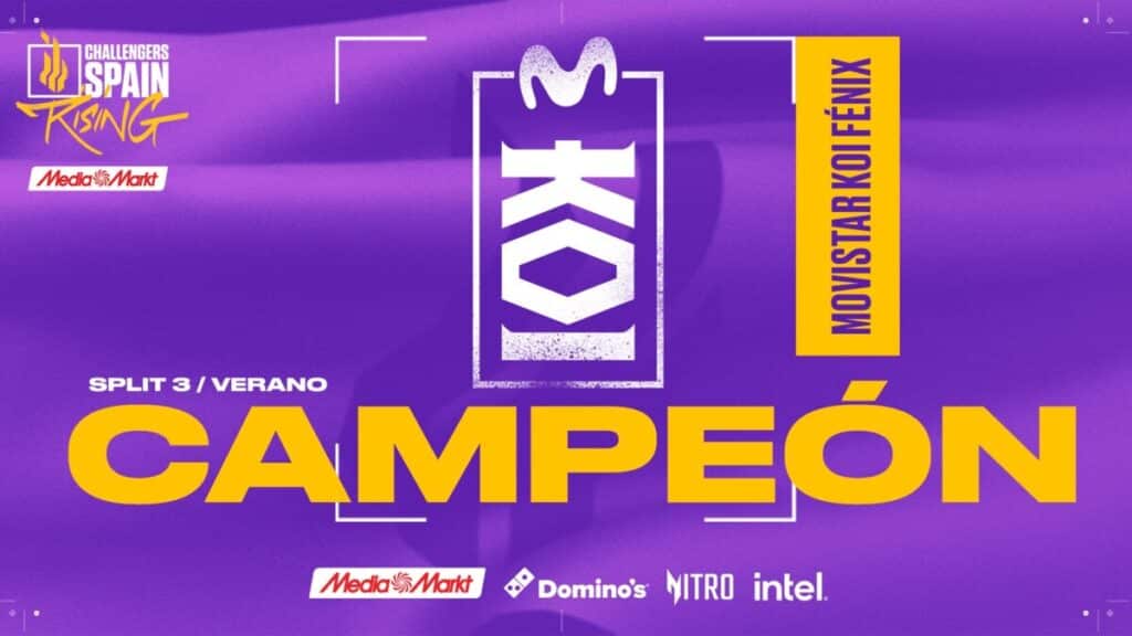 KOI Fénix conquista la VALORANT Rising Mediamarkt y consigue el billete directo a la Final Four