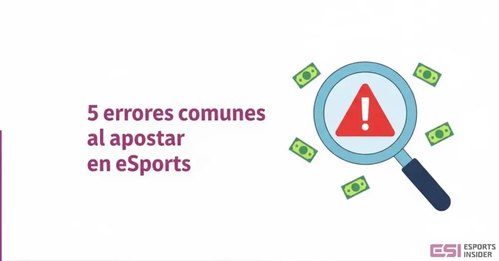 Errores al apostar en eSports