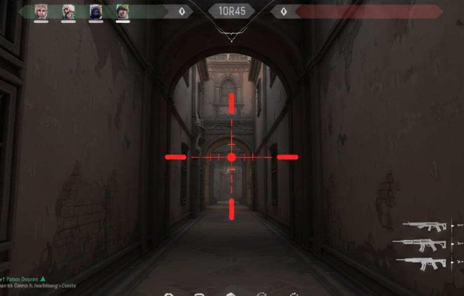 punto mira rojo valorant