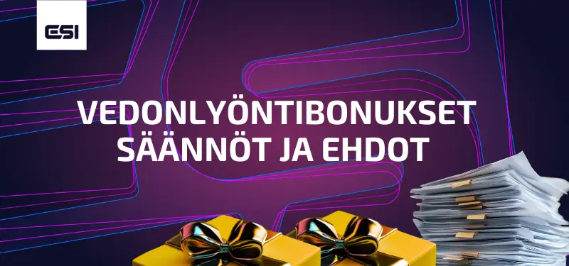 Vedonlyöntibonusten säännöt ja ehdot tulee aina selvittää ennen bonuksen lunastamista.
