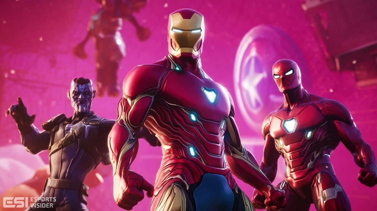 Spider Man et Captain America font partie des skins Marvel présents sur Fortnite