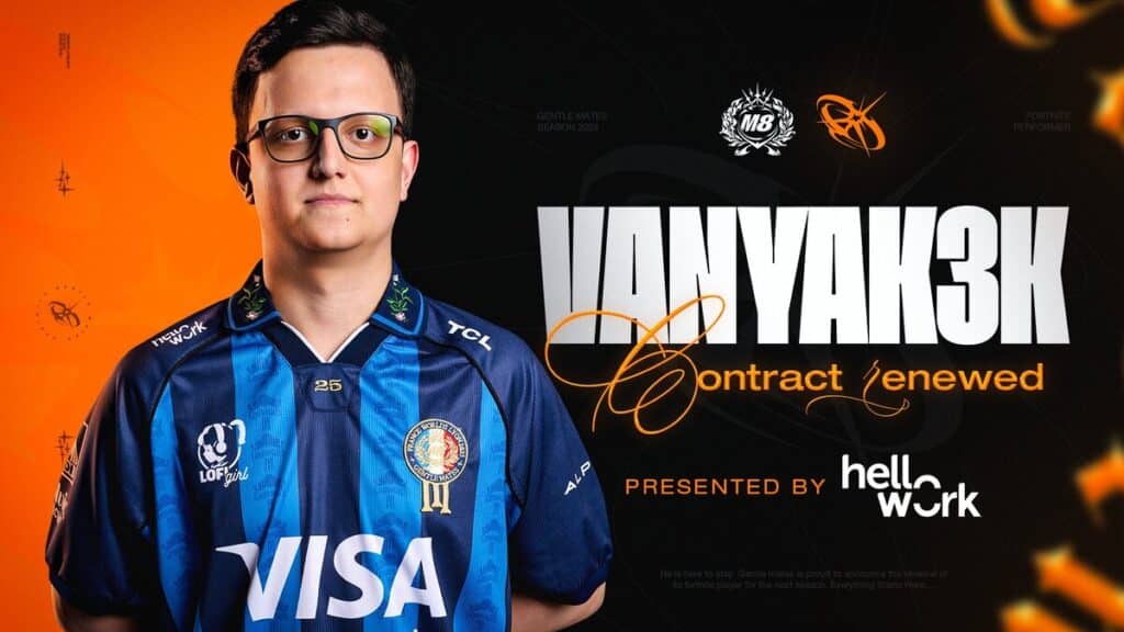 Gentle Mates x Vanyak3k : le duo continue sur Fortnite