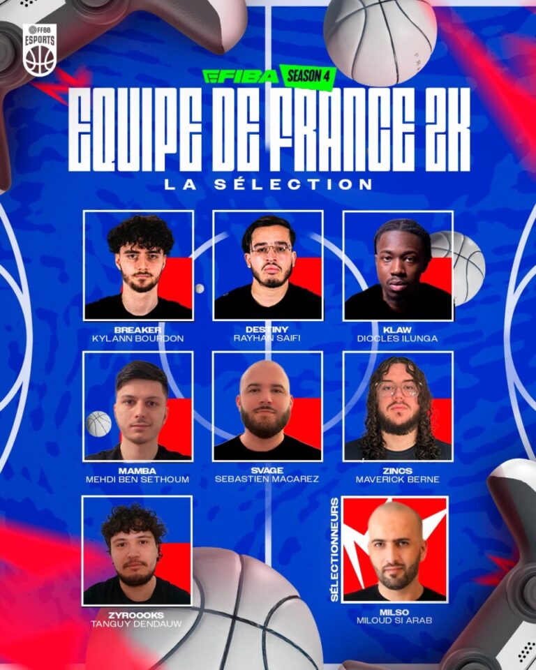 Les Bleus sont de retour : la France débarque à l’eFIBA Saison 4 !