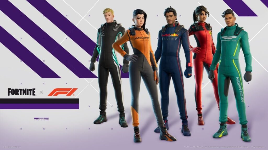 Fortnite signe un partenariat XXL avec la Formule 1 !