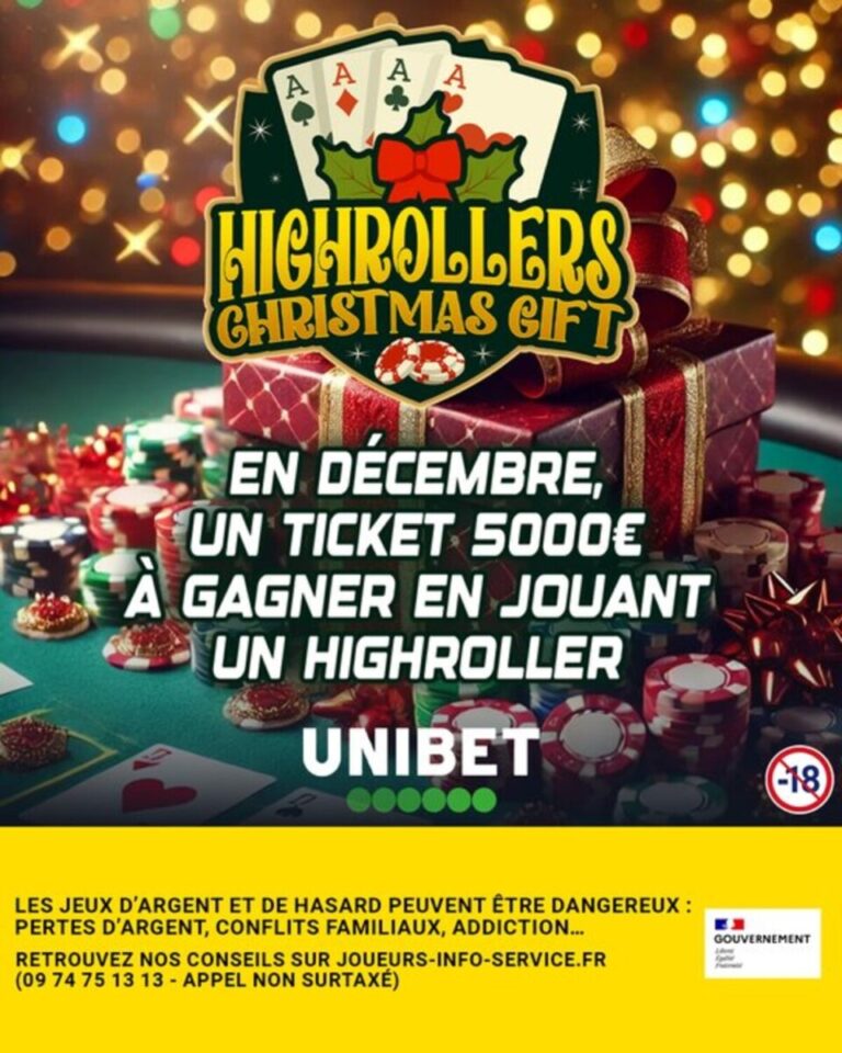 Tentez votre chance avec le Calendrier de l’Avent Unibet
