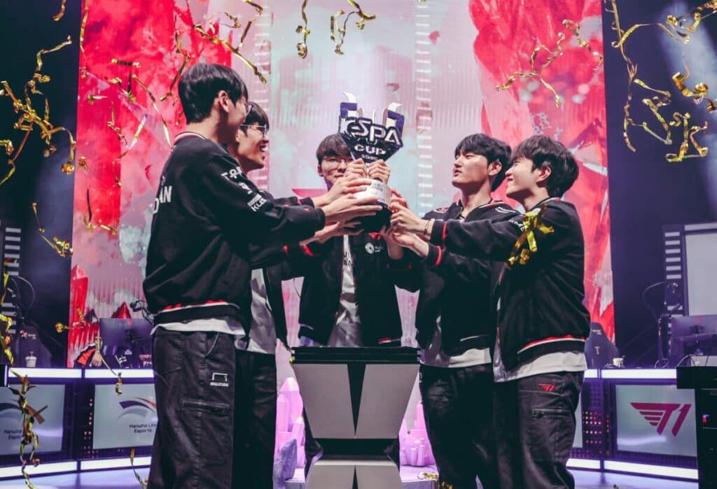 I T1 vincono la loro prima Kespa Cup
