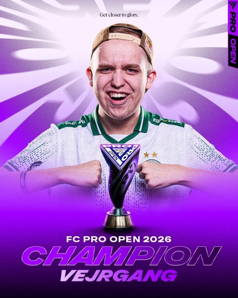 EA Sports FC 26: Anders Vejrgang vince il primo titolo della stagione