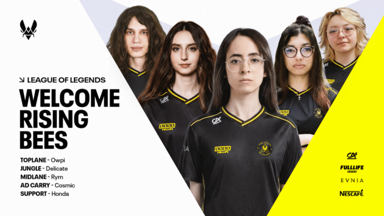 I Vitality tornano nel circuito femminile di Lol con le Rising Bees
