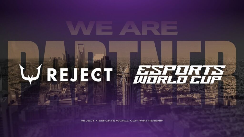 REJECT、Esports World Cupクラブパートナープログラム加盟