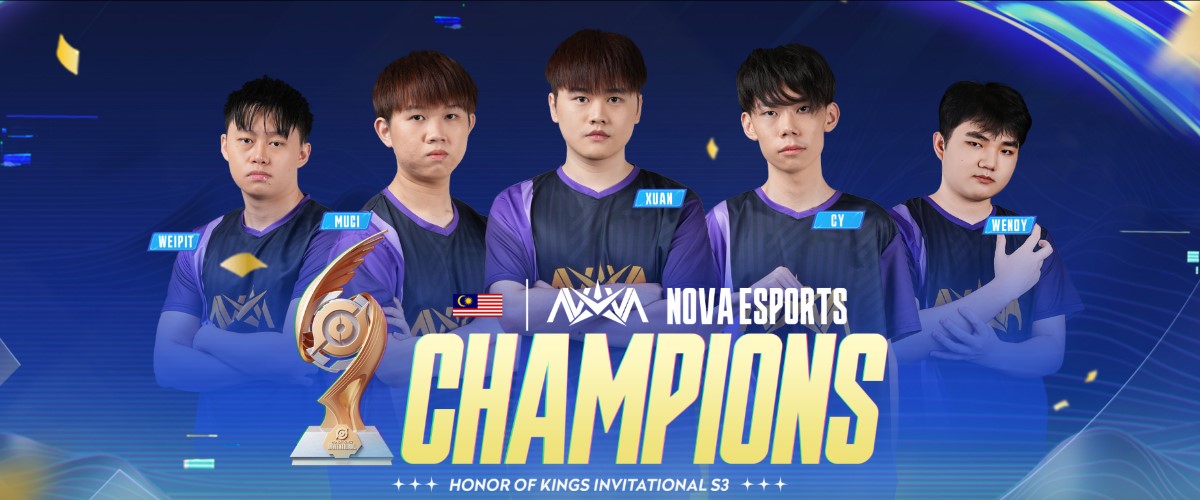 Nova Esportsが『Honor of Kings Invitational S3』で初優勝！