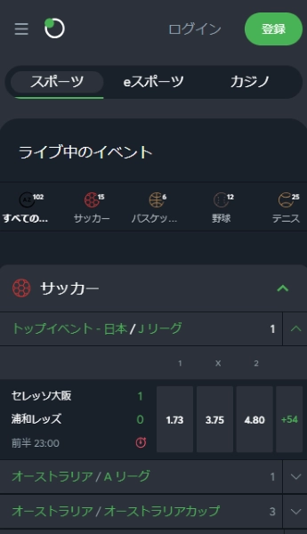 サッカー ブックメーカー