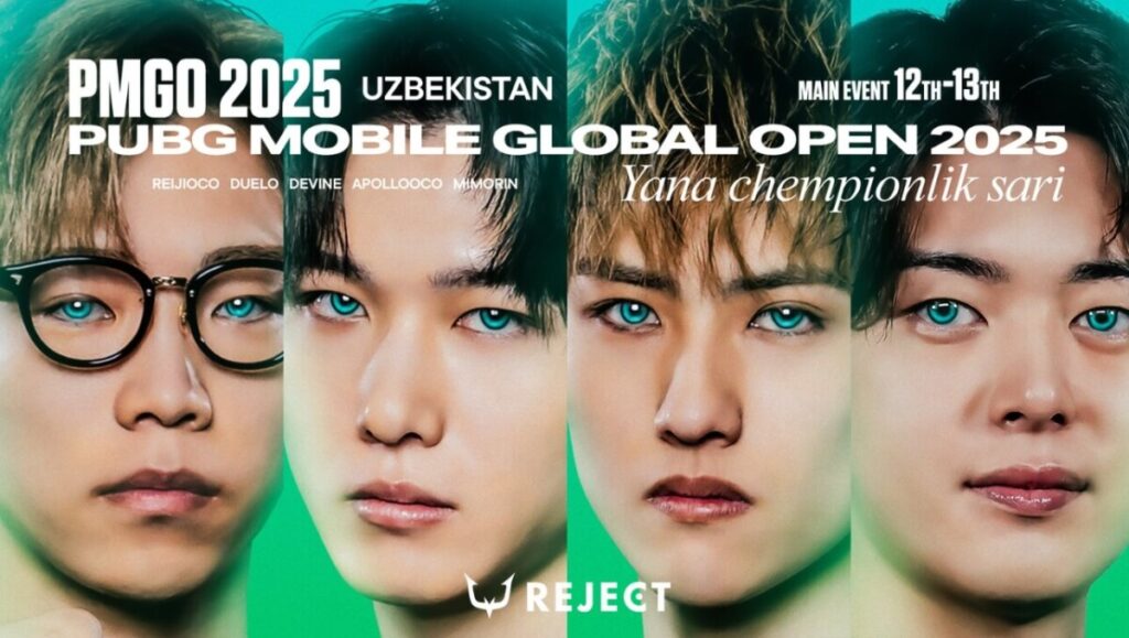 PUBG MOBILE GLOBAL OPEN 2025 出場日本チーム