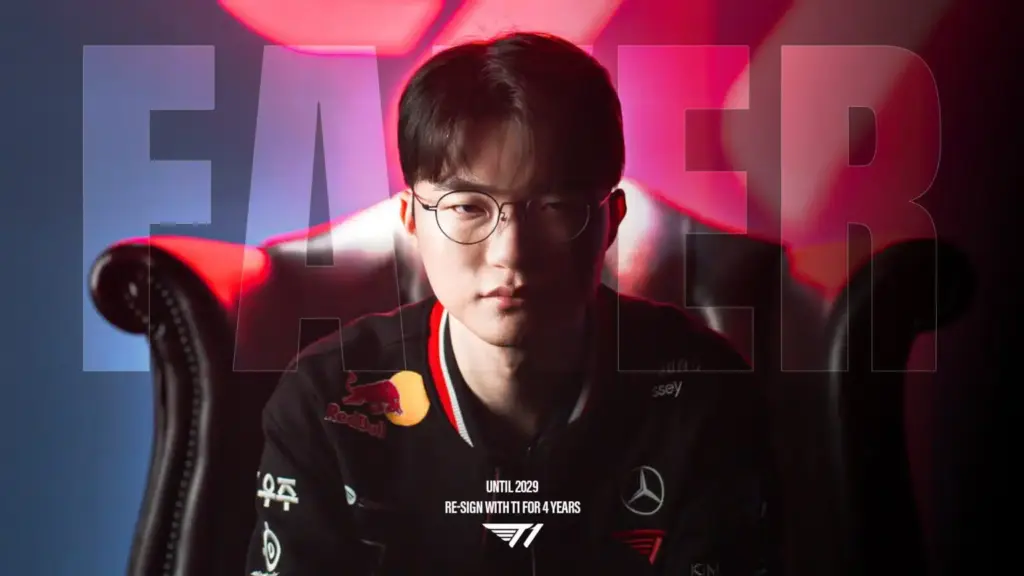 리그 오브 레전드의 아이콘 Faker, T1과 2029년까지 재계약