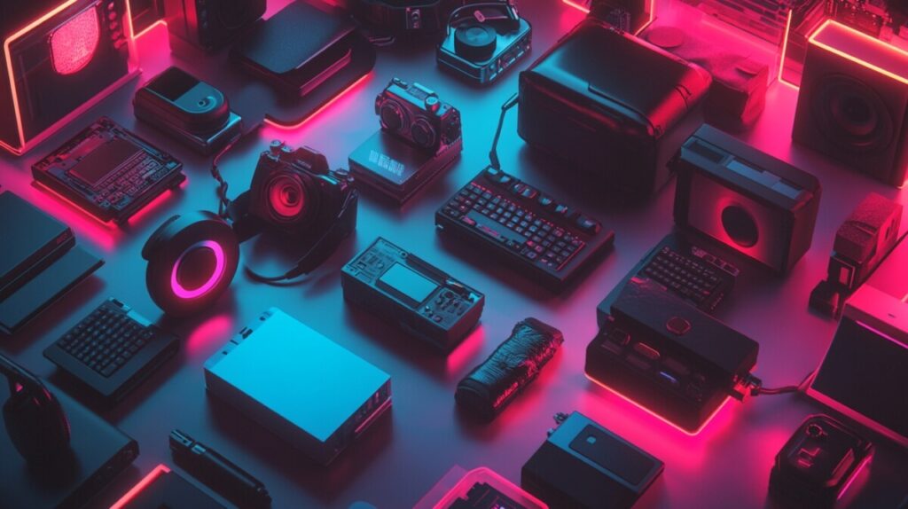 Electronic mystery boxes