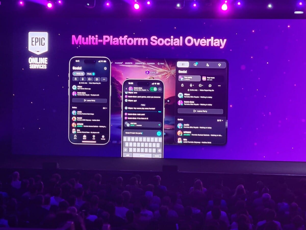 Het eigen social media platform van Fortnite, gelekt bij de UE Fest Stockholm