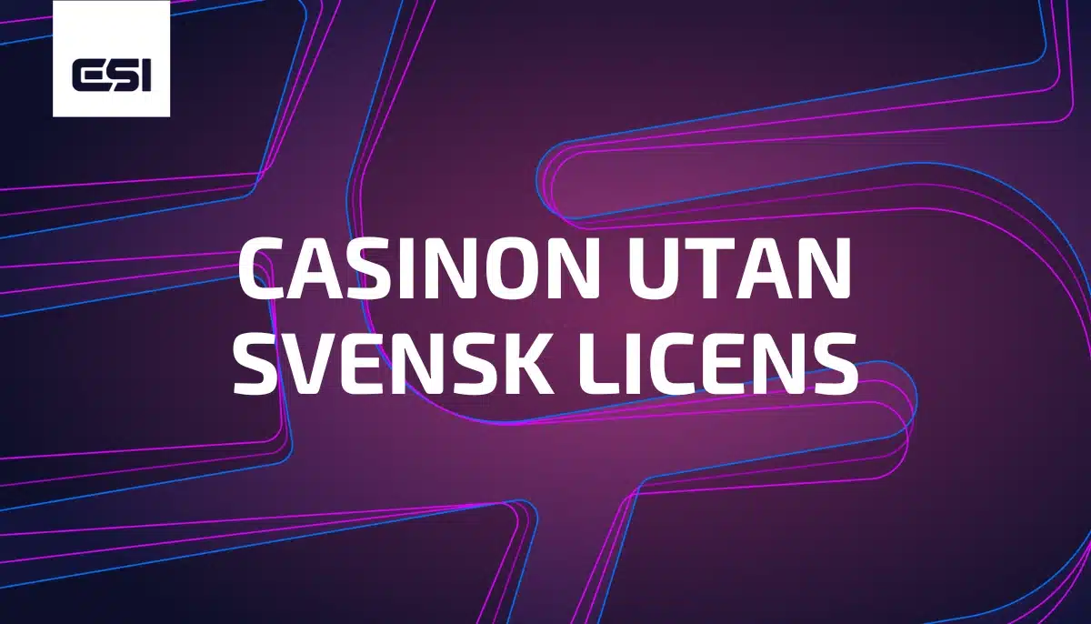 Casinon utan svensk licens 🎖️ Spela casino utan Spelpaus
