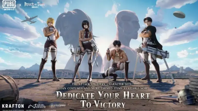 PUBG Mobile i samarbete med Attack on Titan