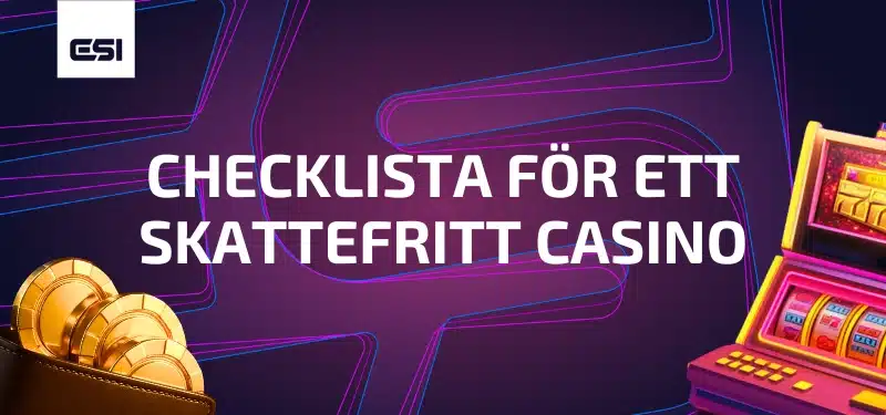 Checklista för ett skattefritt casino