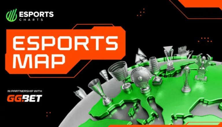 Esports Charts och GG.Bet lanserar interaktiv karta