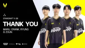 Team Vitality lämnar StarCraft II-esporten
