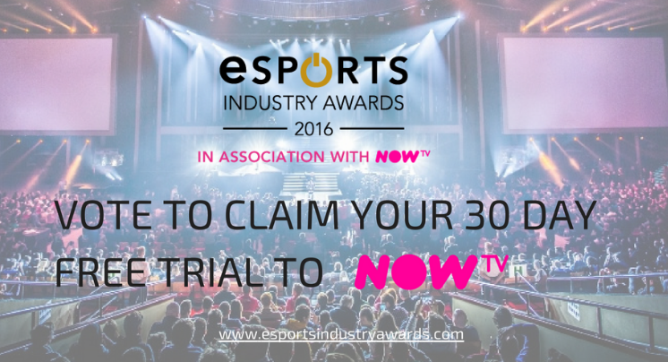 Public vote opens for eSports Industry Awards
