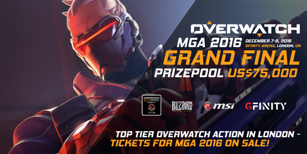 Overwatch MGA 2016 Championship to be held in London