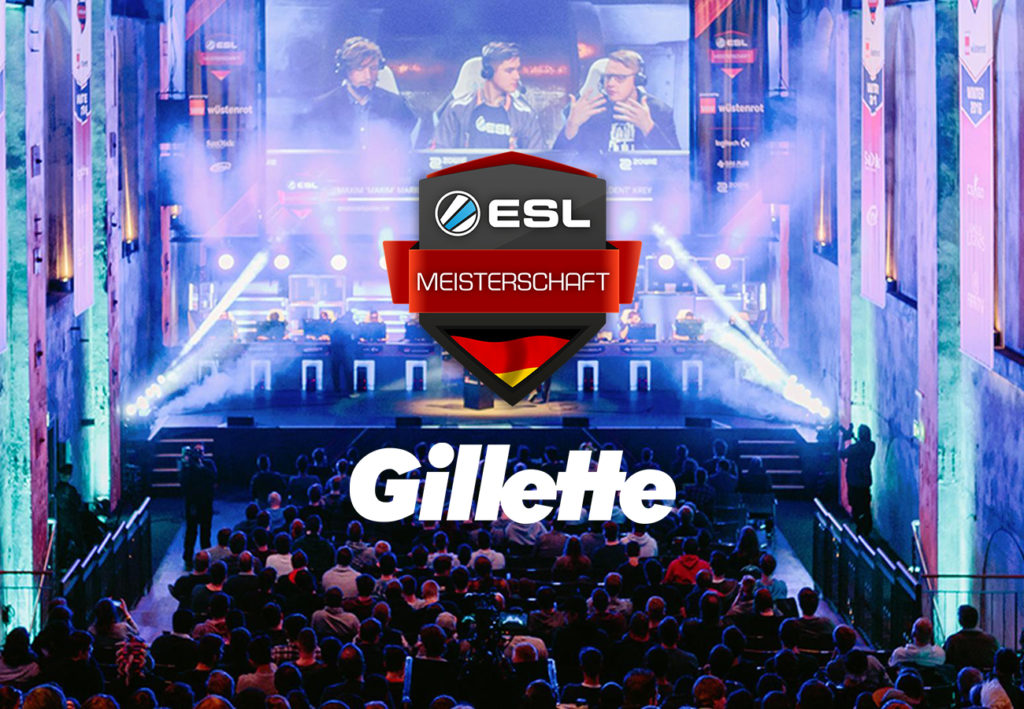 ESL Meisterschaft partners with grooming brand Gillette