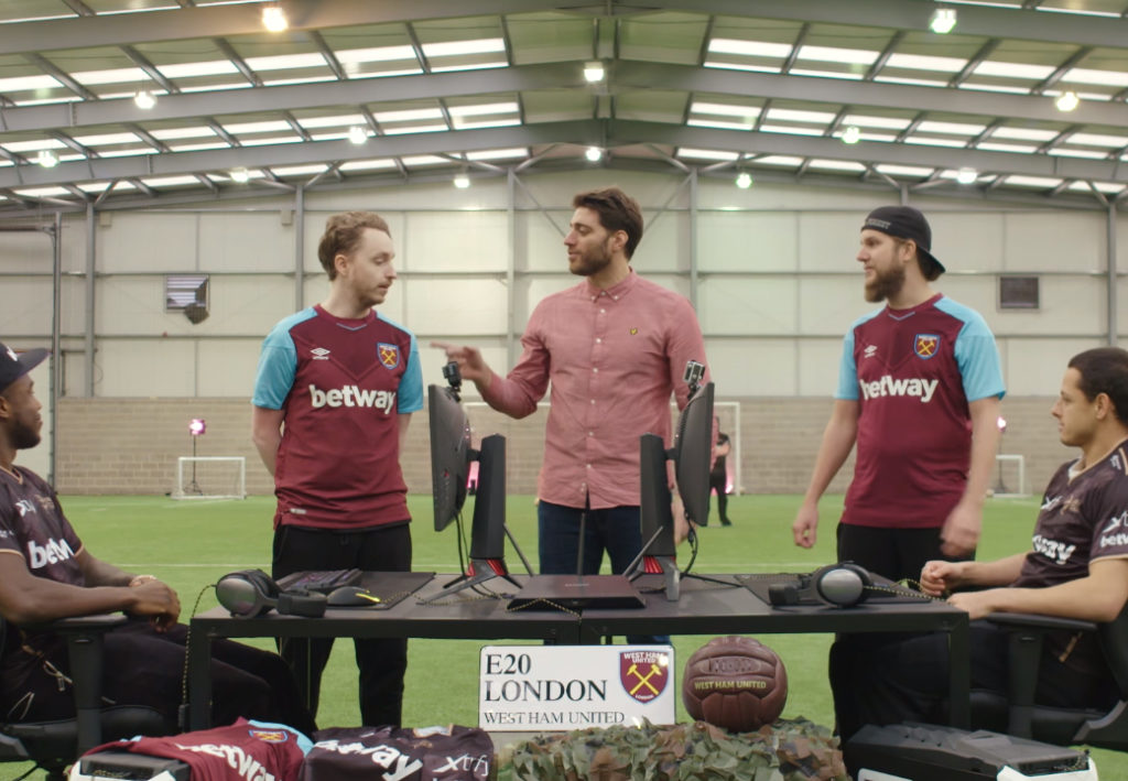 West Ham and Ninjas in Pyjamas join forces for Betway Challenge