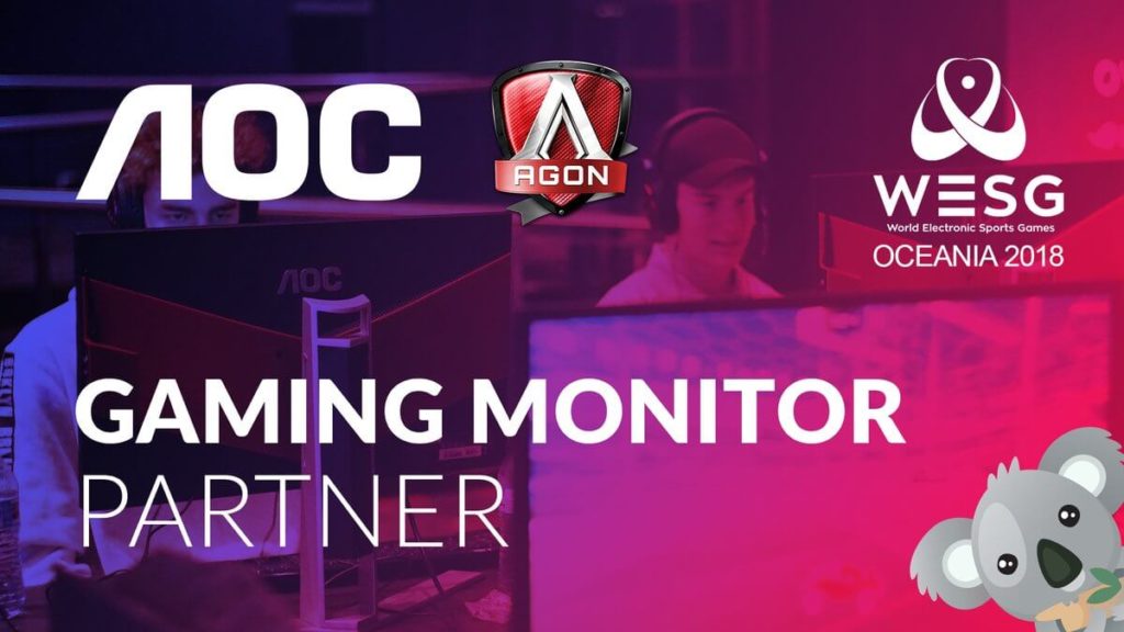 WESG Oceania announces AOC Gaming as partner