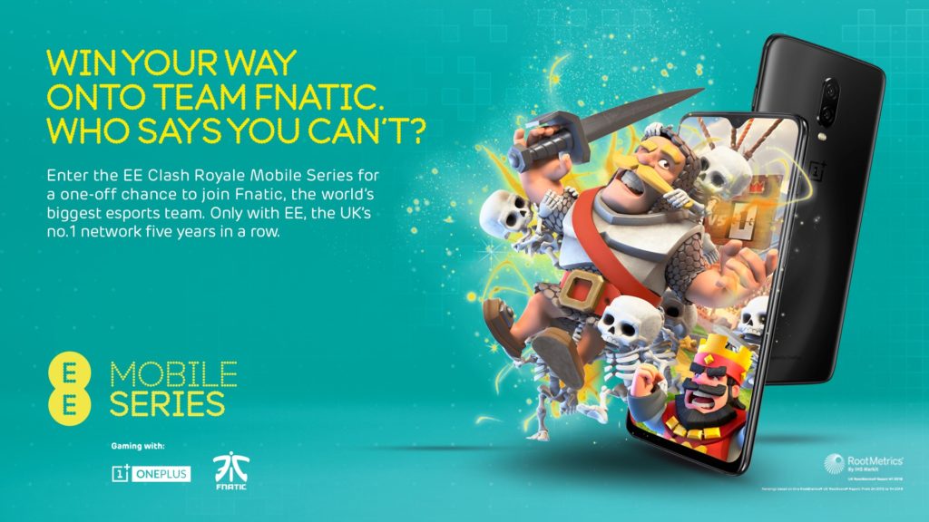 EE launch Clash Royale tournament with place on Fnatic pro team up for grabs