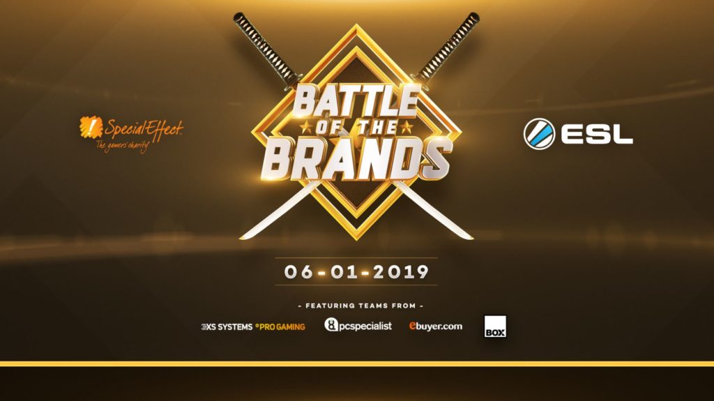 ESL UK announce return of Battle of the Brands for a second year in aid of SpecialEffect