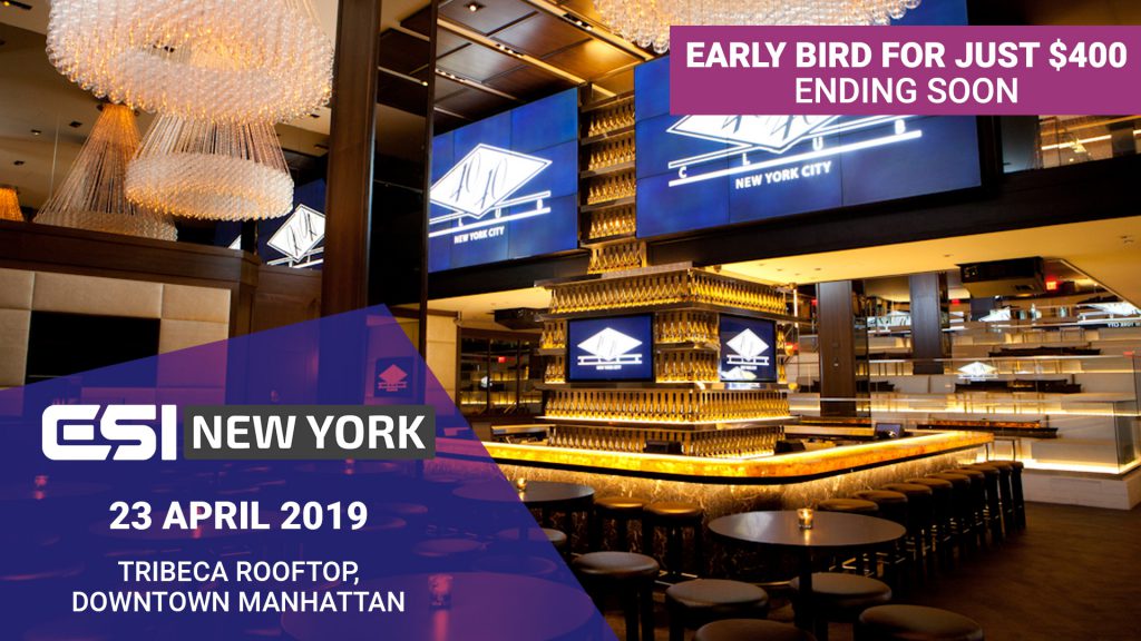 Last chance to secure your #ESINYC early bird ticket