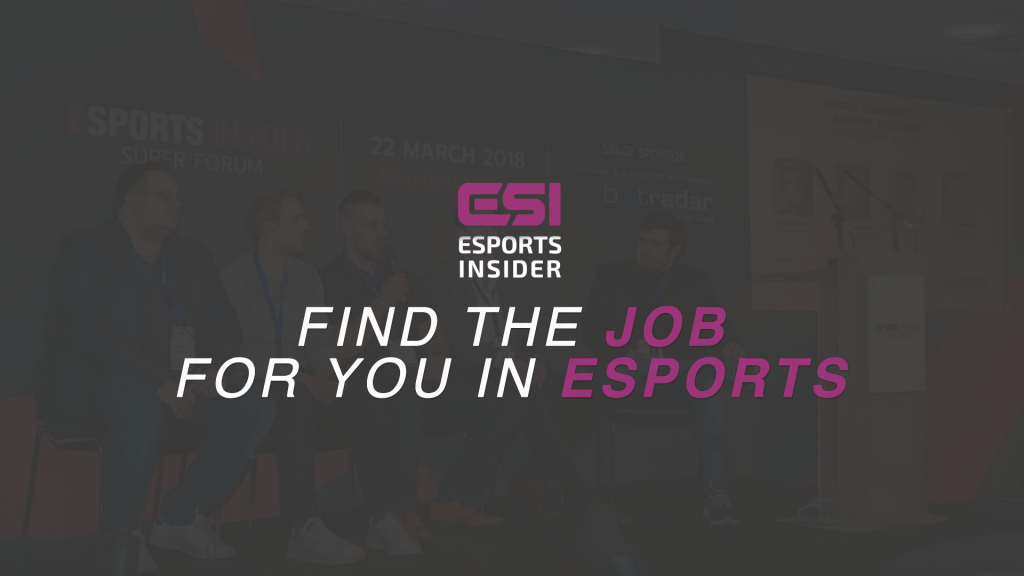 ESI Job Picks – Find the job for you in esports – January Edition