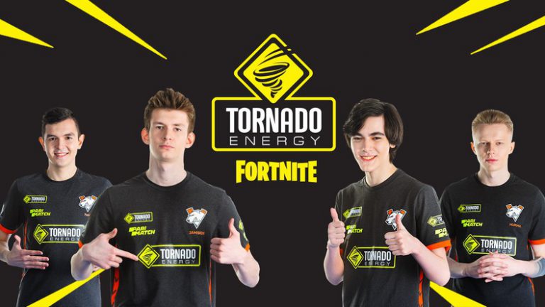 Tornado Energy whips together Virtus.pro Fortnite partnership