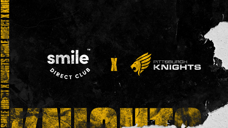 Pittsburgh Knights announces partnership with SmileDirectClub