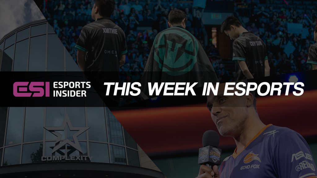 This week in esports: Echo Fox, Upper Deck, Complexity, Infinite Esports & Entertainment