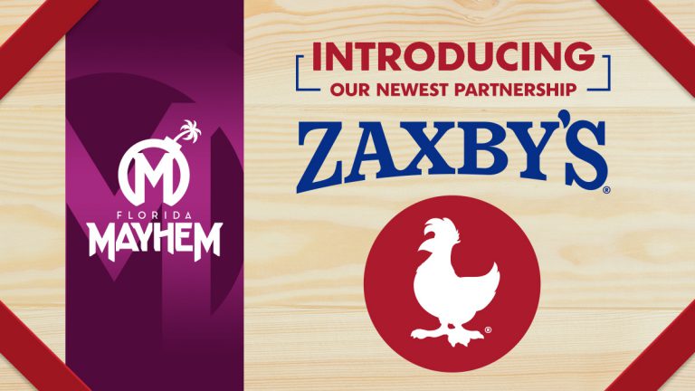 Florida Mayhem finds match-time meal partner in Zaxby’s