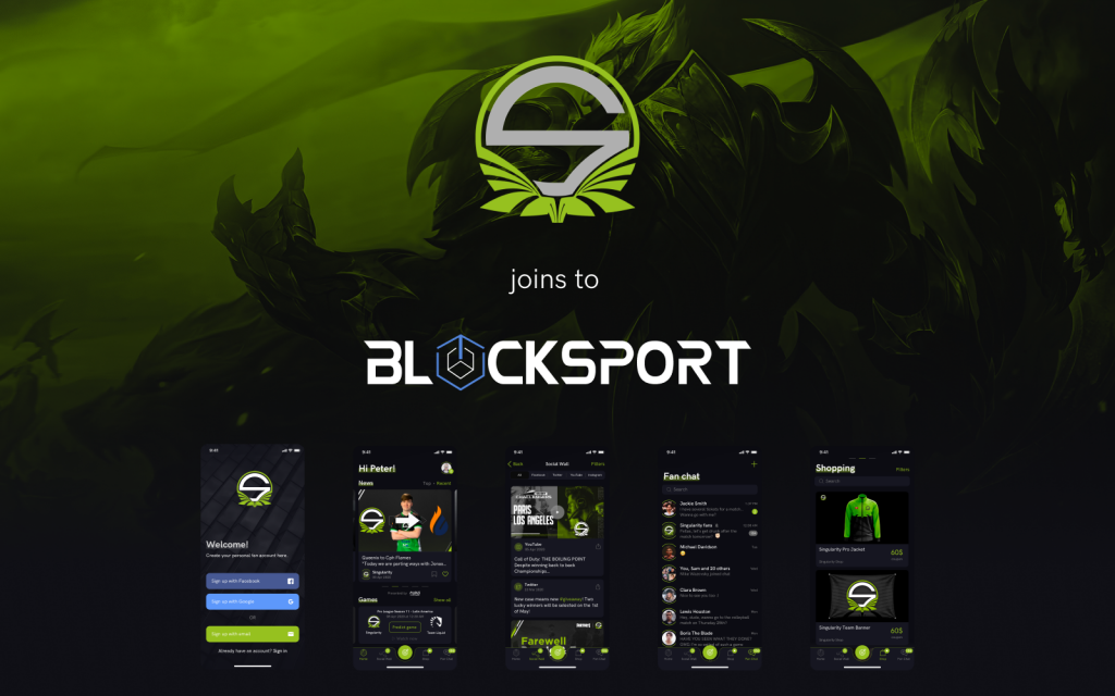 Team Singularity partners with Blocksport for mobile application