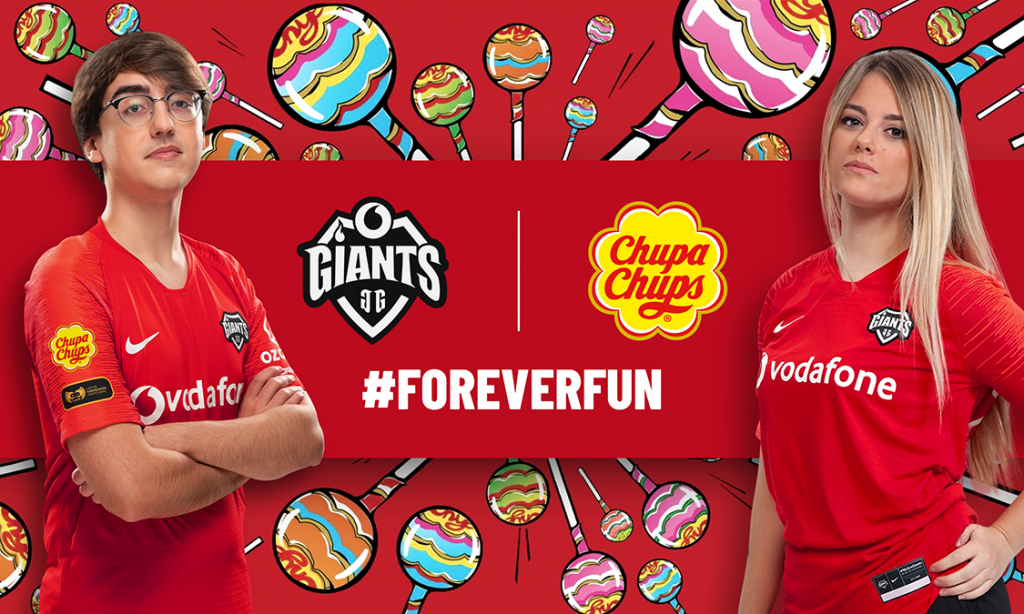 Vodafone Giants picks up Chupa Chups partnership
