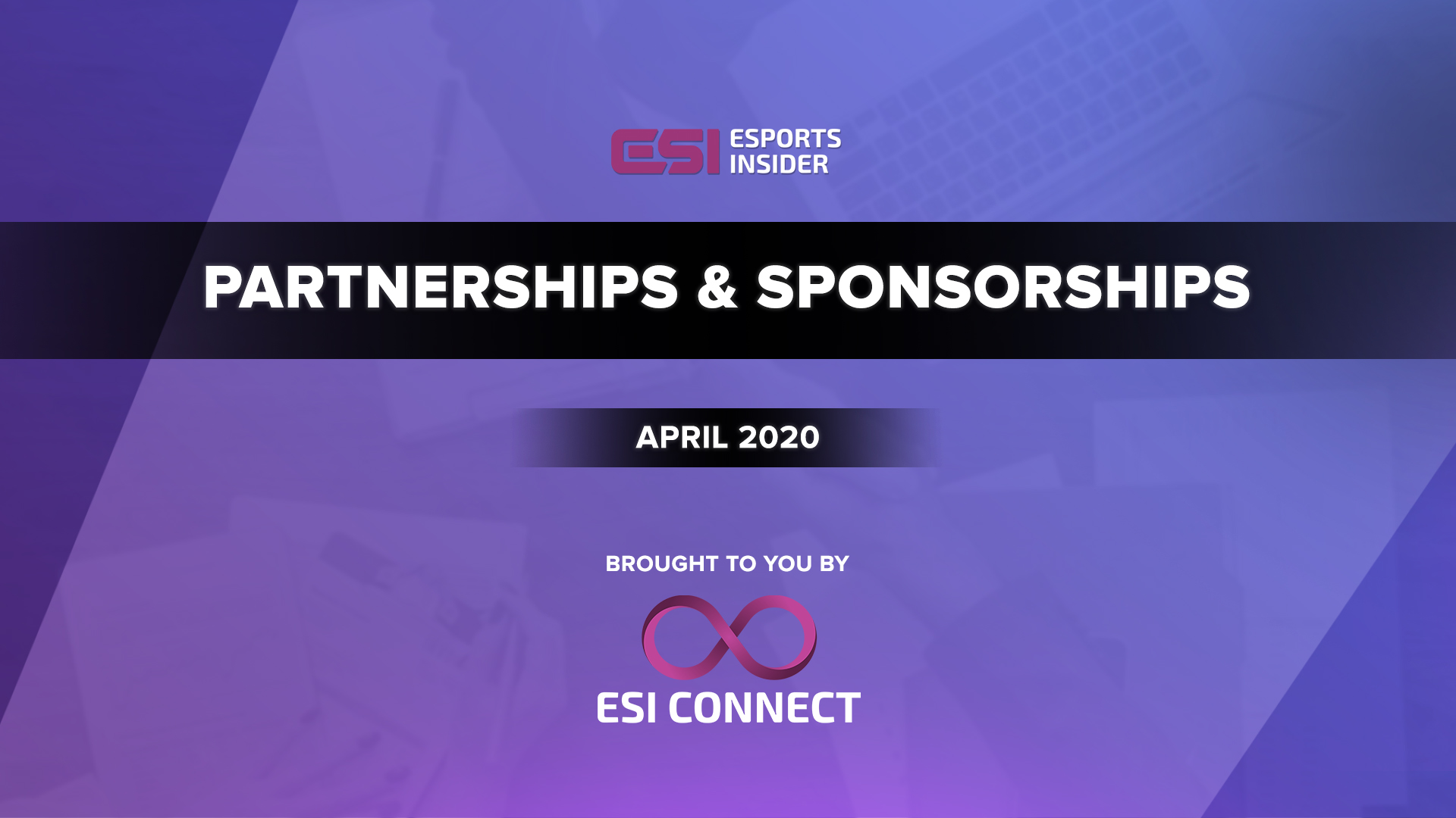 Esports Partnerships and Sponsorships April 2020