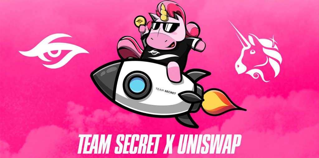 Team Secret partners with crypto-company Uniswap Labs