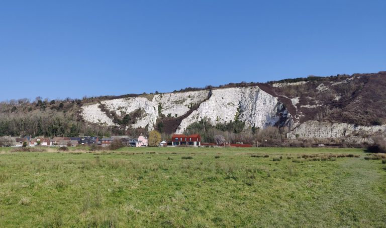 white chalk cliffs lewes